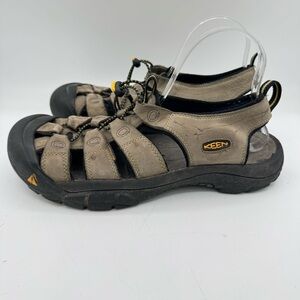 Keen Tan and Black Sandals with Closed Toe Protection